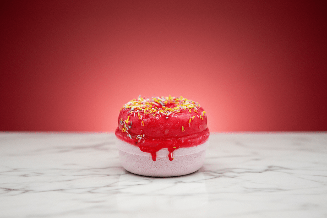 Strawberry & Banana Bath Doughnut - Coal Harbour