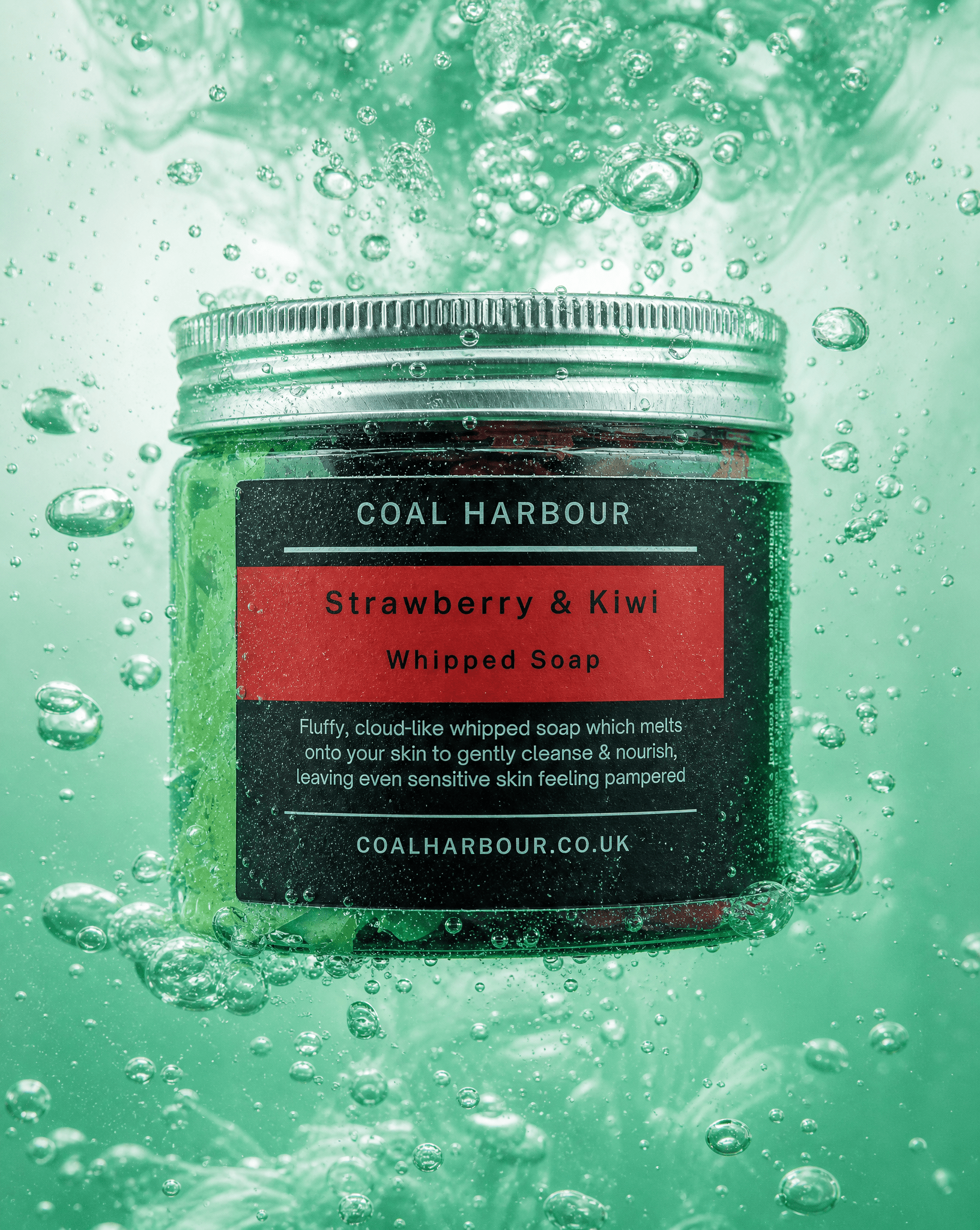 Strawberry & Kiwi Whipped Soap 120g - Coal Harbour