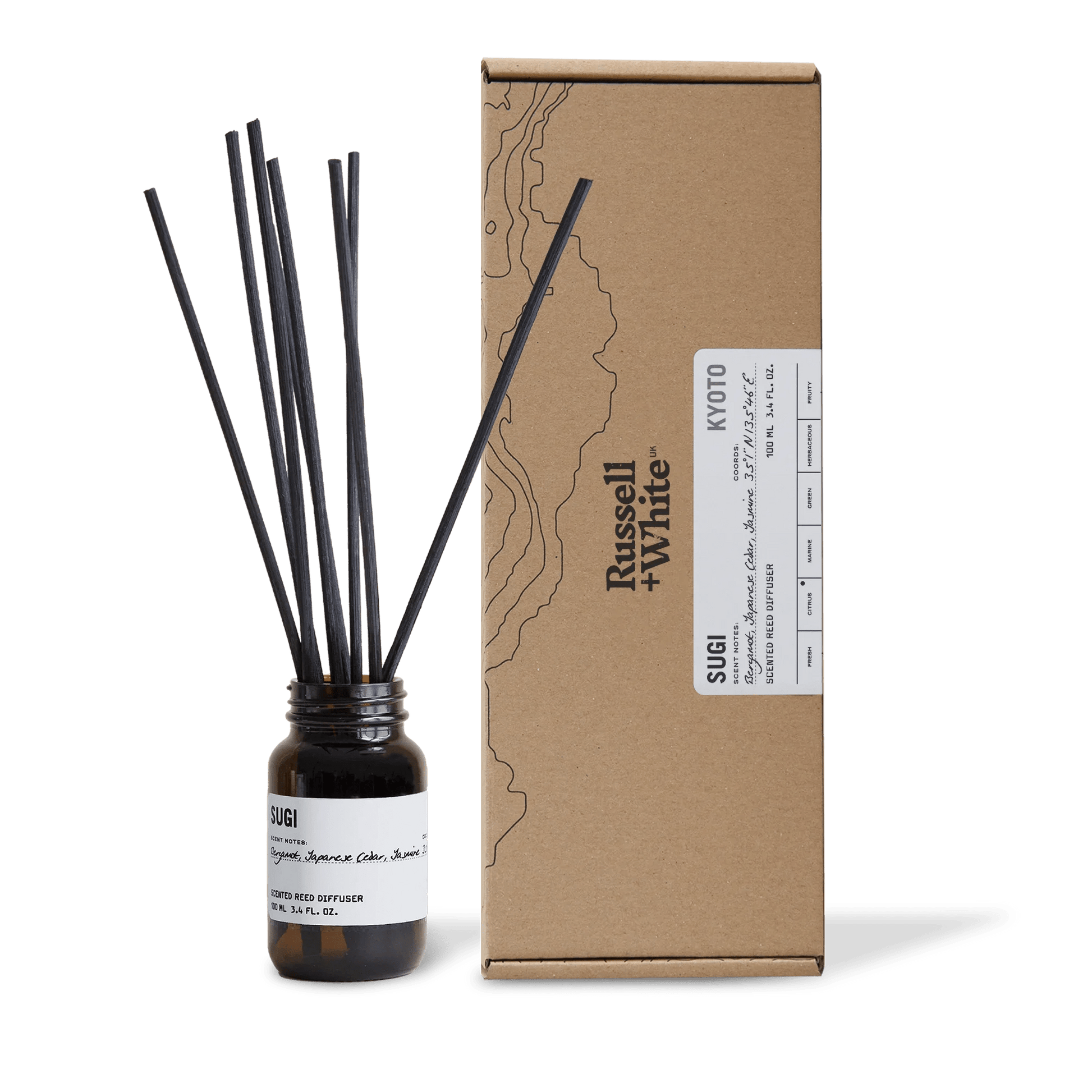 Sugi Reed Diffuser - Coal Harbour
