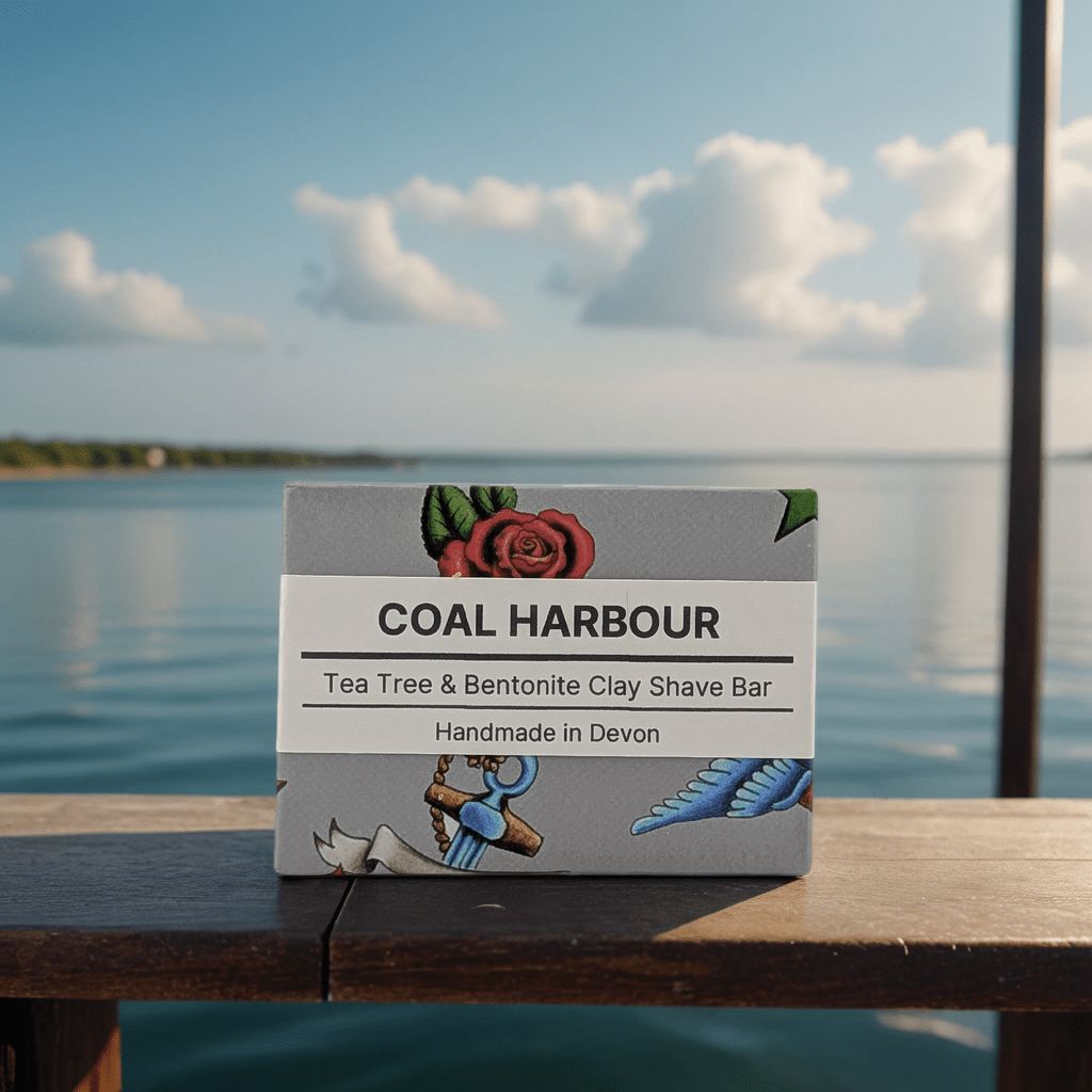 Tea Tree & Clay 100g Shave Bar - Coal Harbour