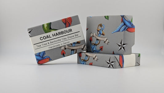 Tea Tree & Clay 100g Shave Bar - Coal Harbour