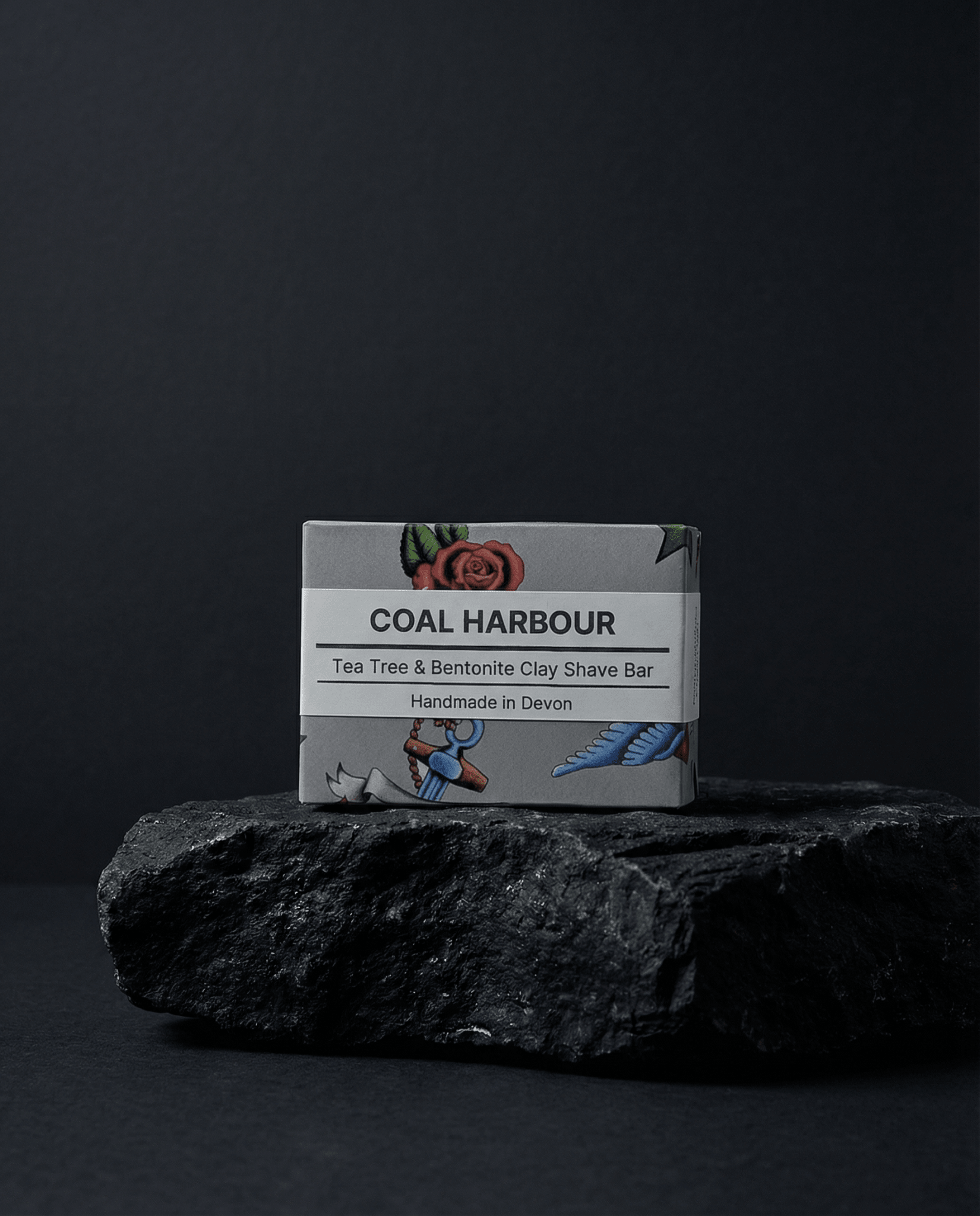 Tea Tree & Clay 100g Shave Bar - Coal Harbour