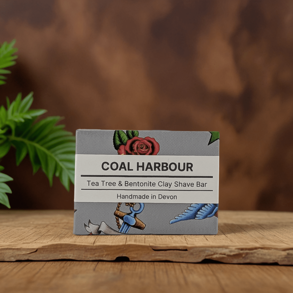 Tea Tree & Clay 100g Shave Bar - Coal Harbour