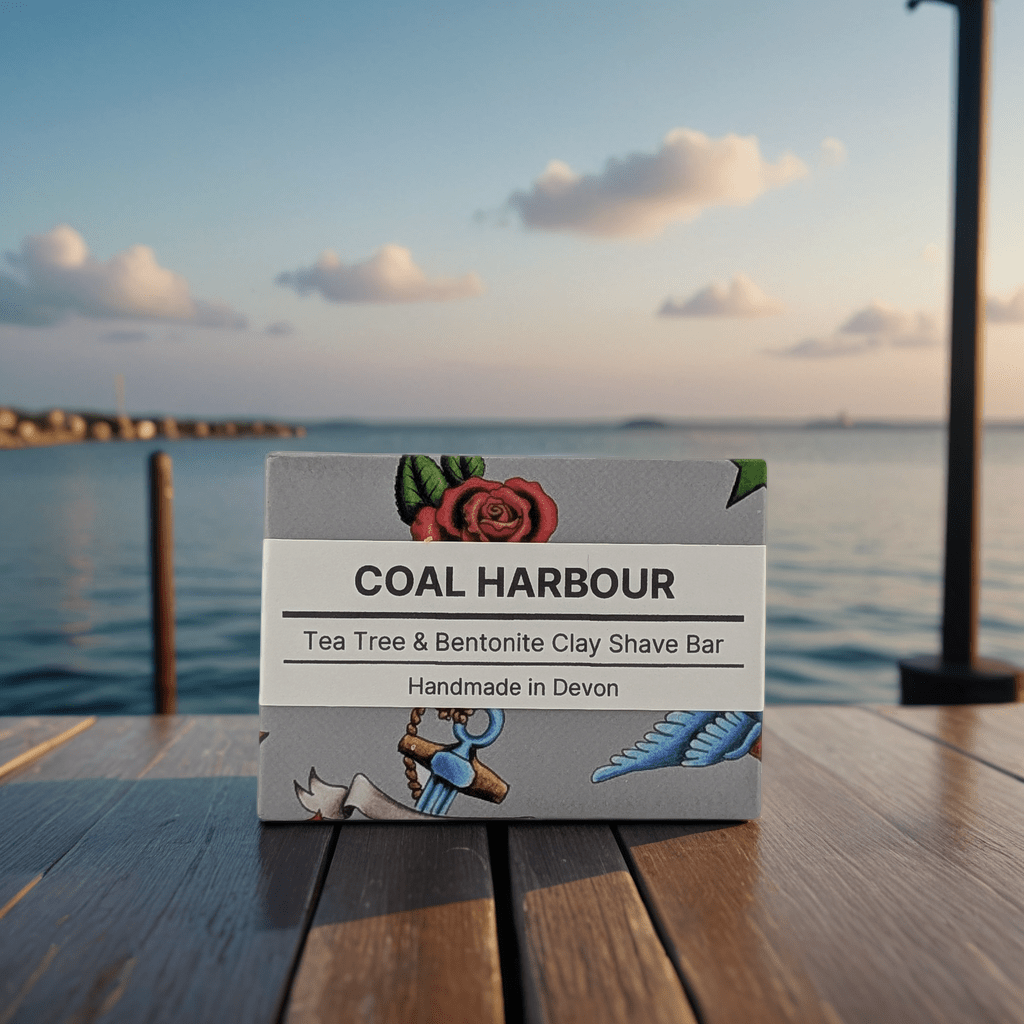 Tea Tree & Clay 100g Shave Bar - Coal Harbour