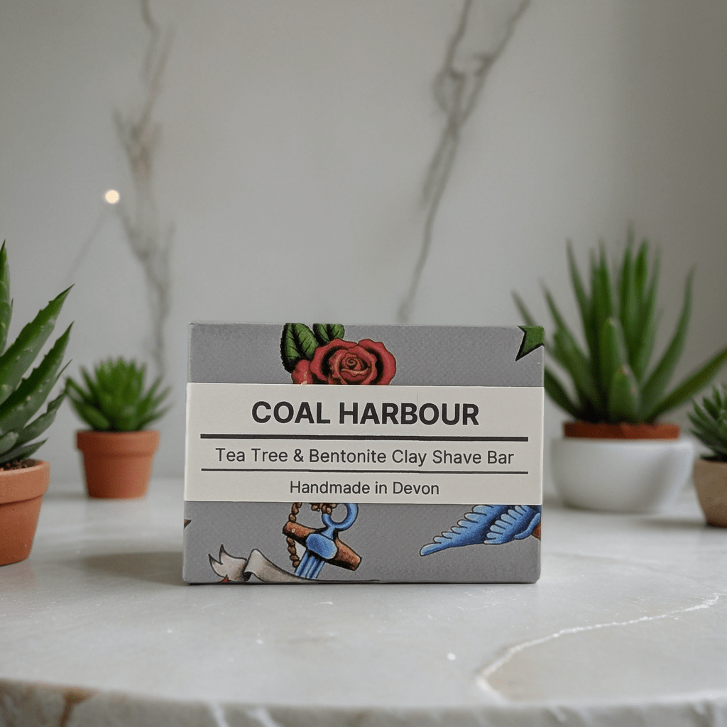Tea Tree & Clay 100g Shave Bar - Coal Harbour