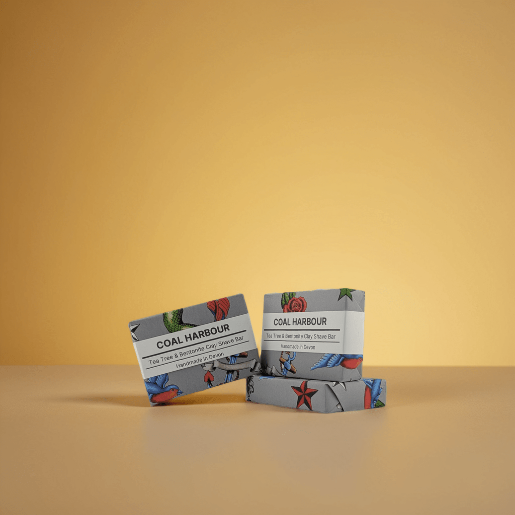 Tea Tree & Clay 100g Shave Bar - Coal Harbour