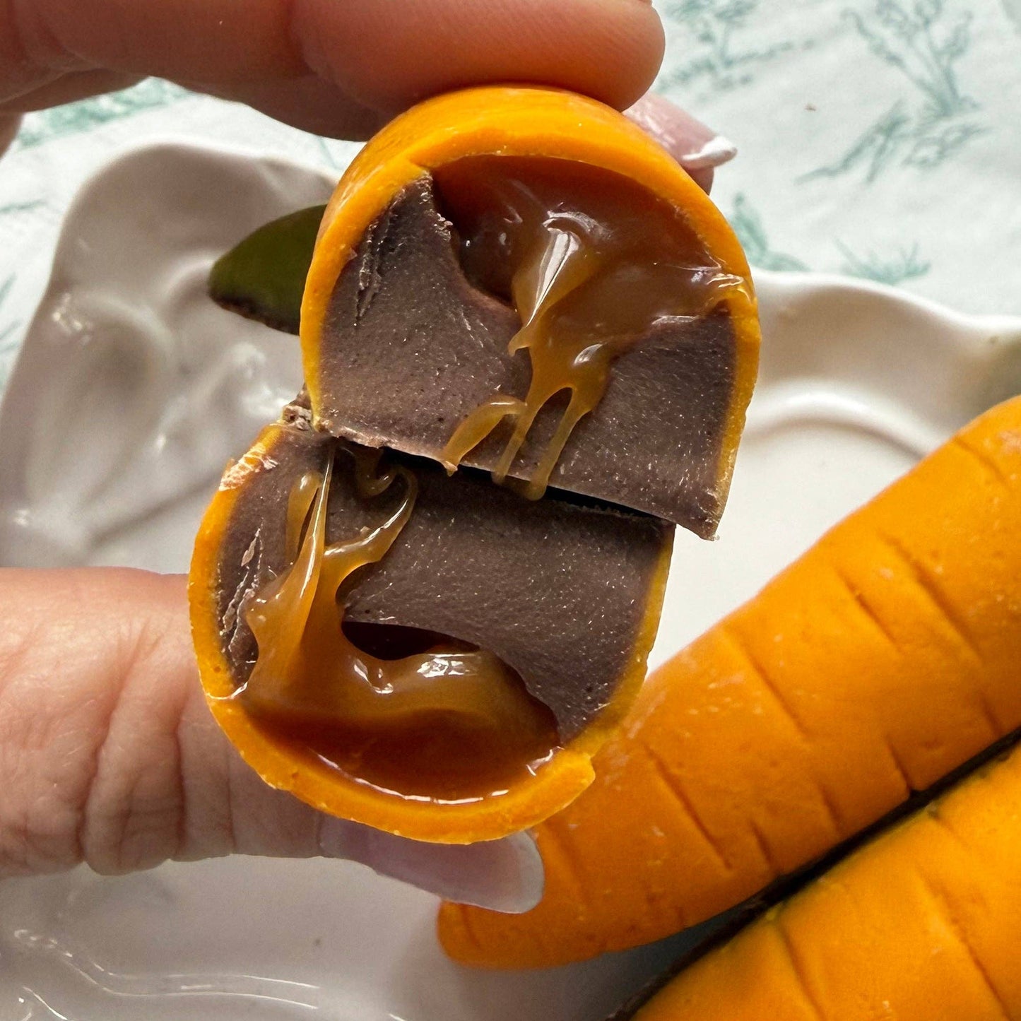 Three Caramel Filled Chocolate Carrots - Coal Harbour