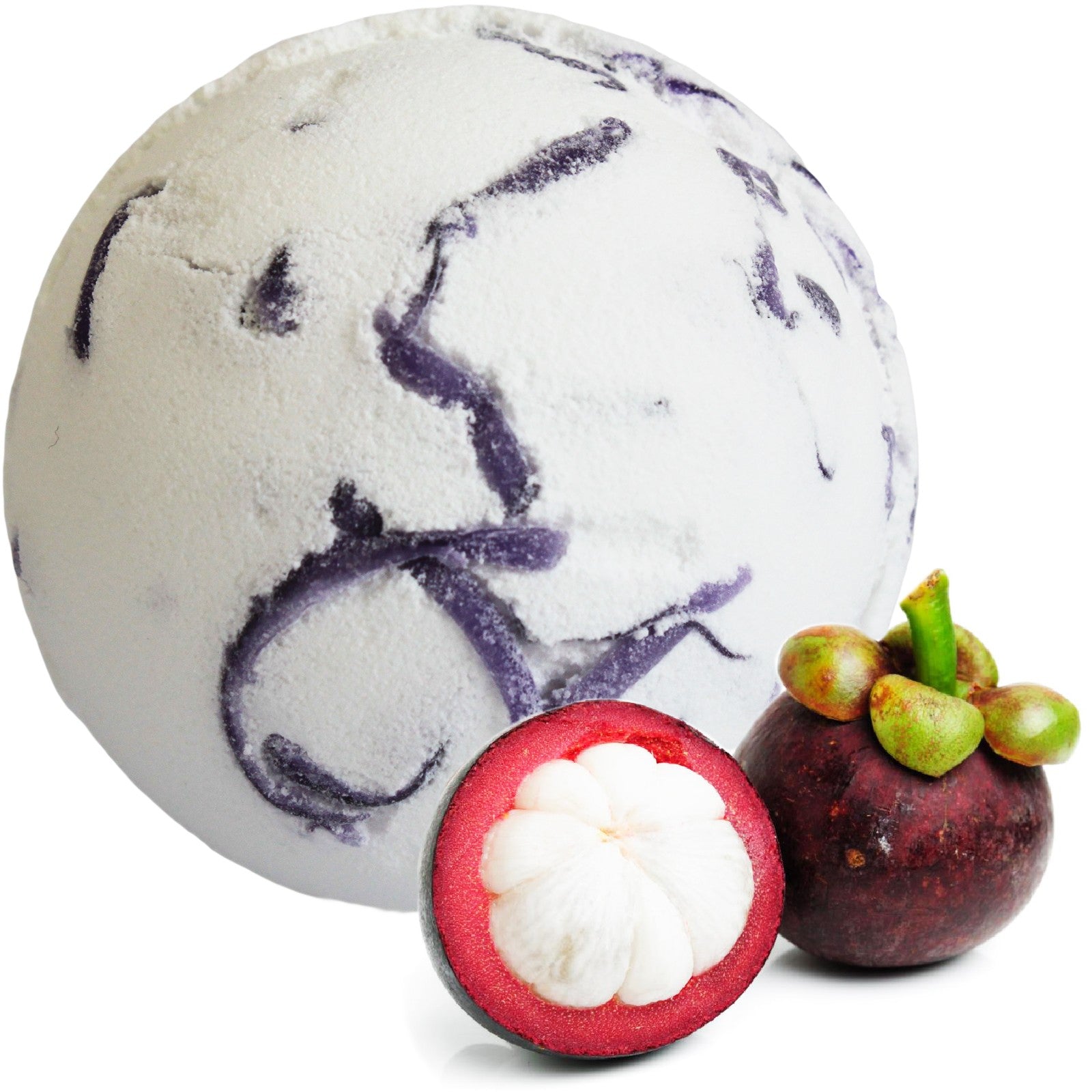 Tropical Paradise Coconut Butter Bath Bomb - Mangosteen - Coal Harbour