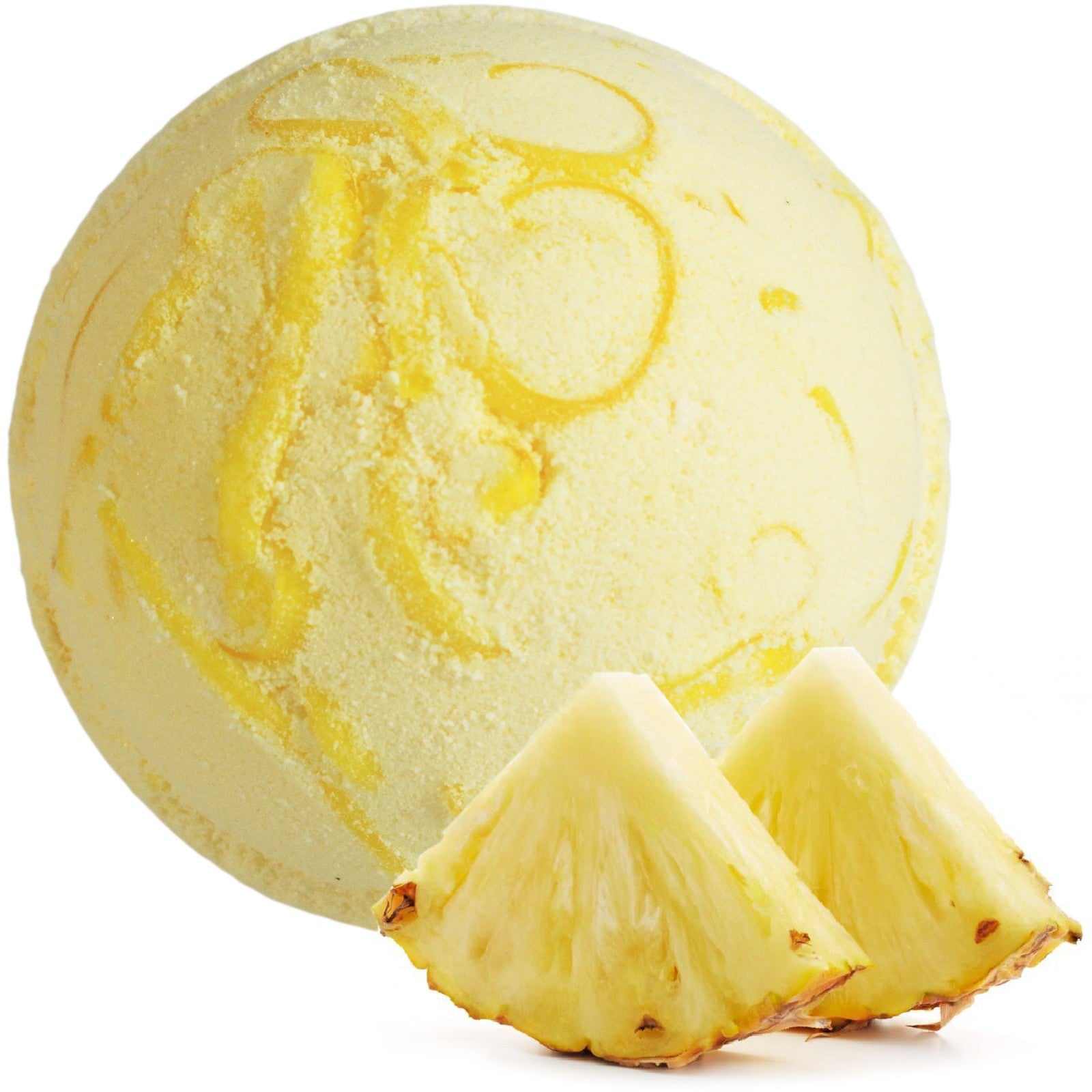 Tropical Paradise Coconut Butter Bath Bomb - Pineapple - Coal Harbour