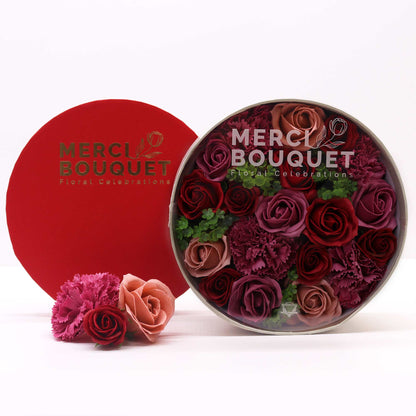 Vintage Roses Soap Flowers Gift Box - Coal Harbour