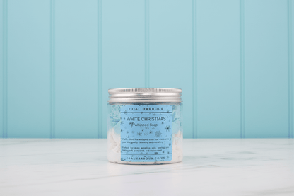 White Christmas Whipped Soap 120g - Coal Harbour