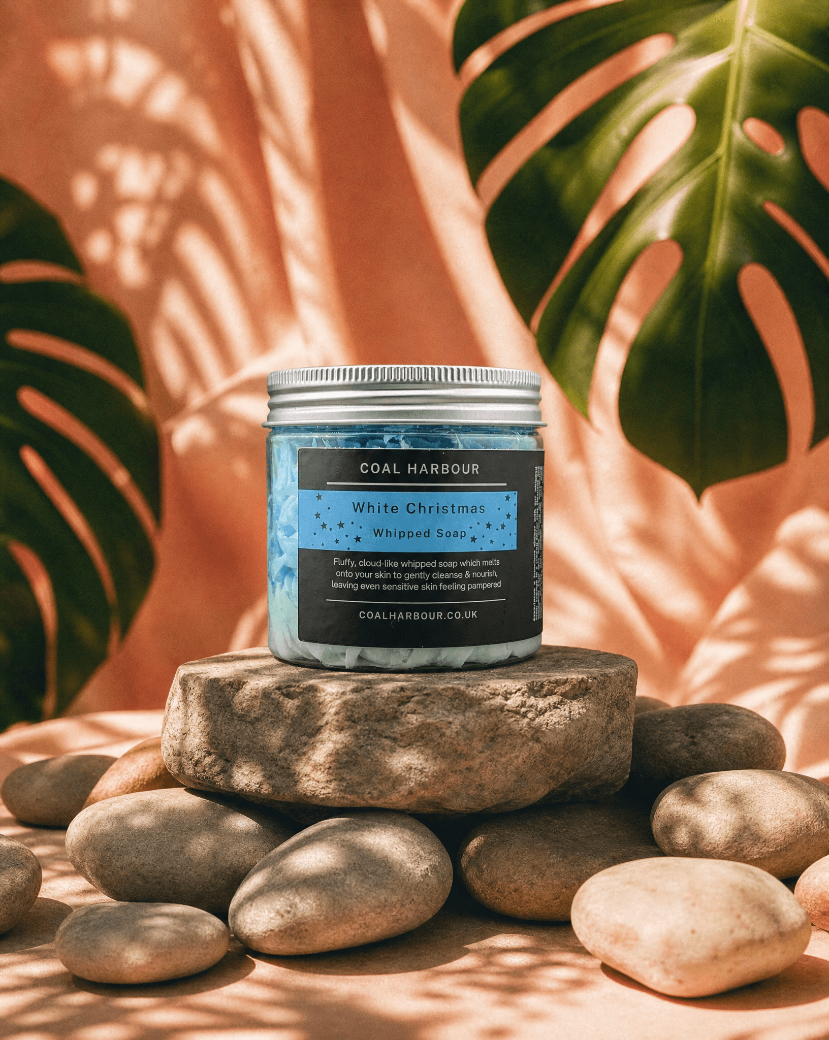 White Christmas Whipped Soap 120g - Coal Harbour