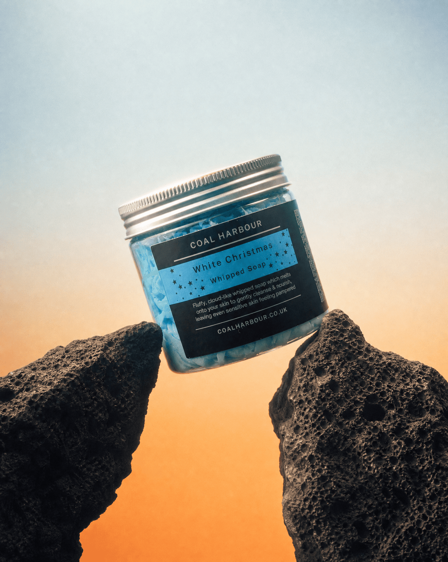 White Christmas Whipped Soap 120g - Coal Harbour