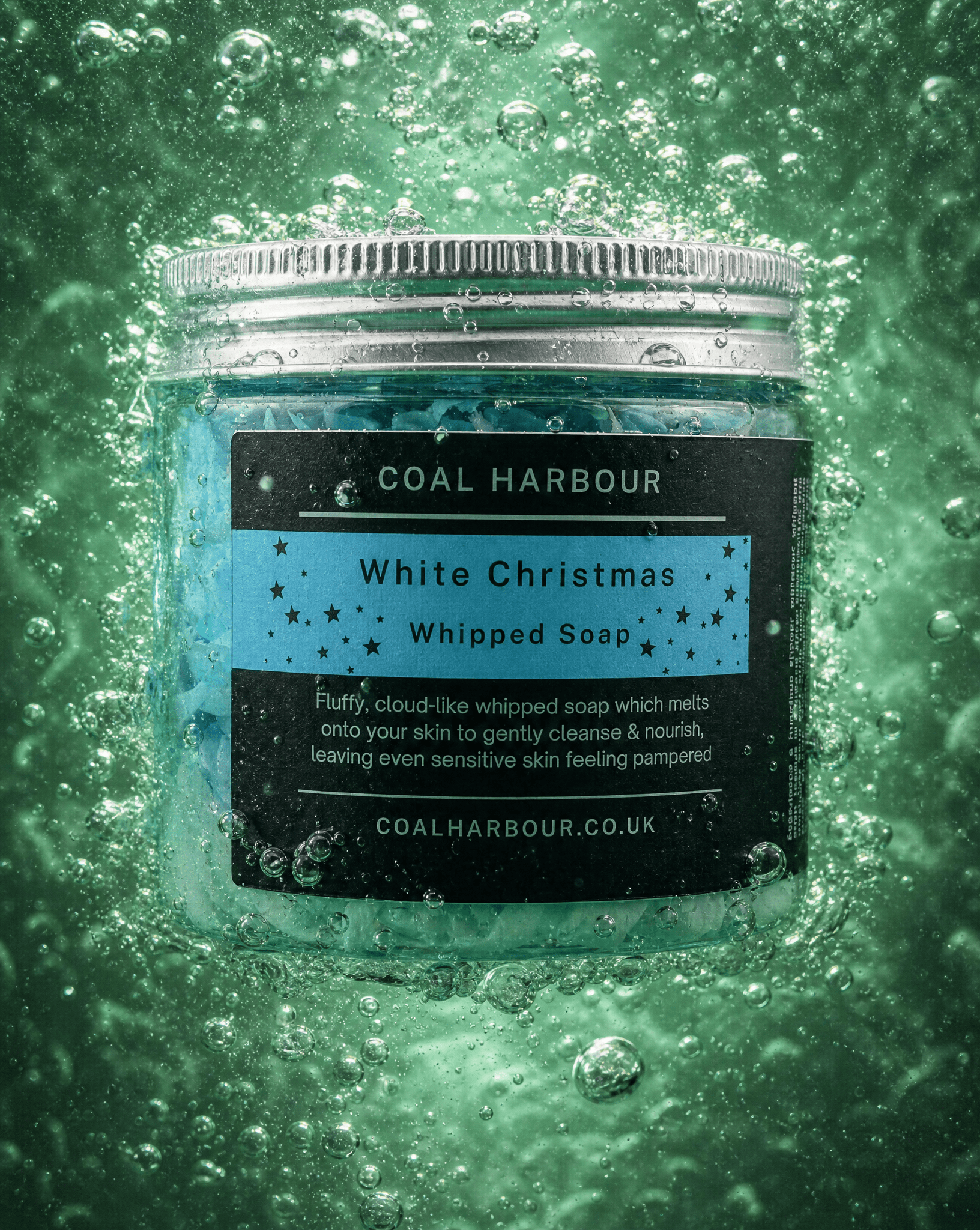 White Christmas Whipped Soap 120g - Coal Harbour