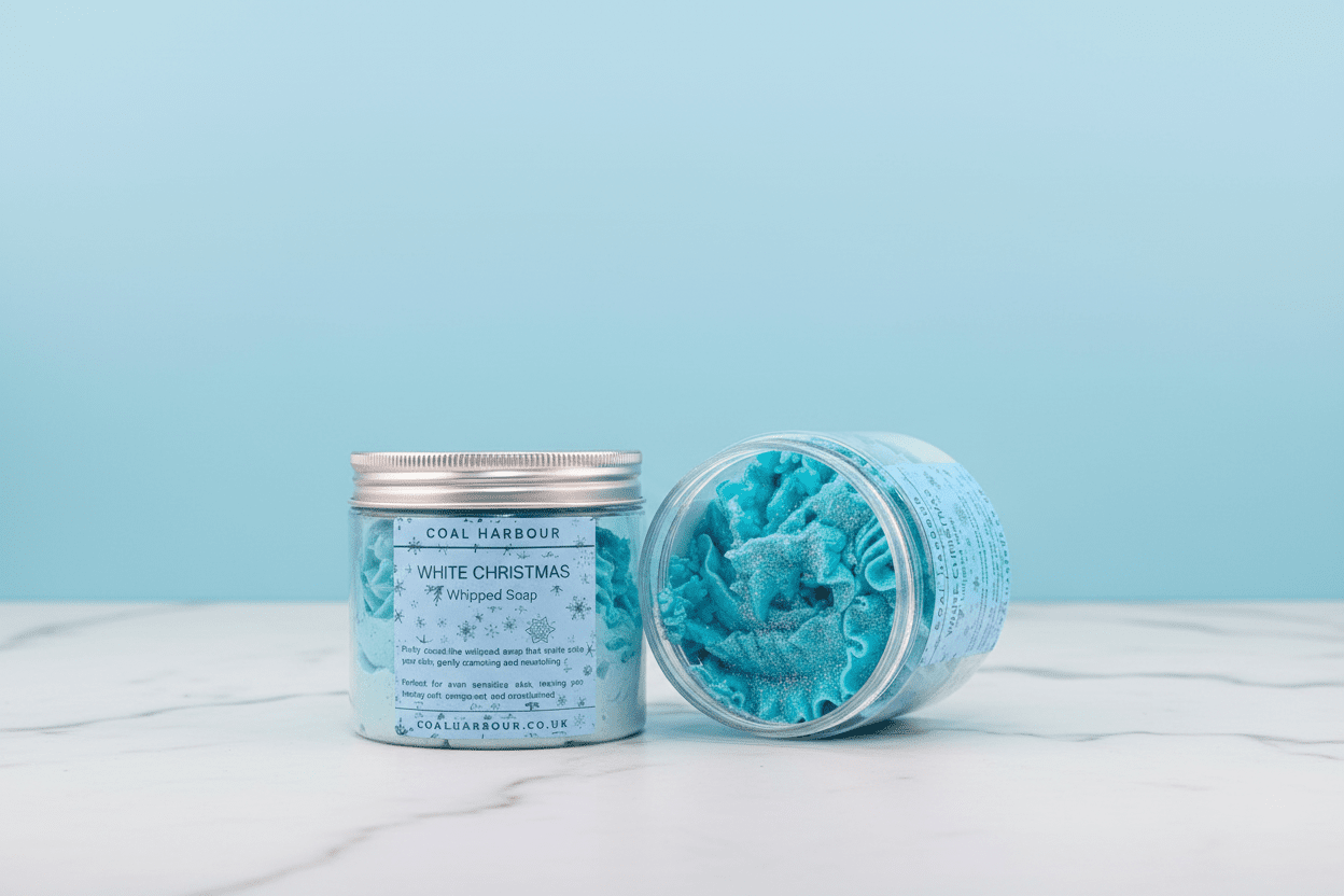 White Christmas Whipped Soap 120g - Coal Harbour