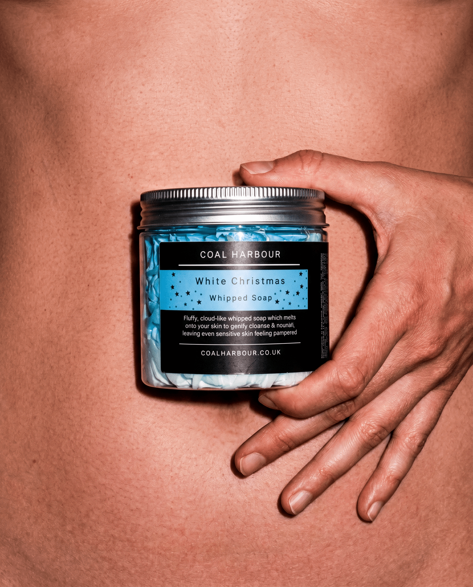 White Christmas Whipped Soap 120g - Coal Harbour