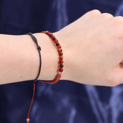 Zodiac Crystal Candle with Gemstone Bracelet - Leo - Coal Harbour