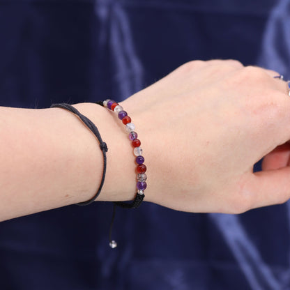 Zodiac Crystal Candle with Gemstone Bracelet - Virgo - Coal Harbour